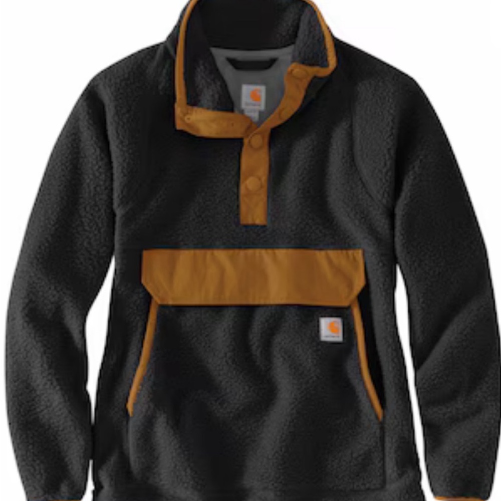 Carhartt Black Fleece with Orange Trim